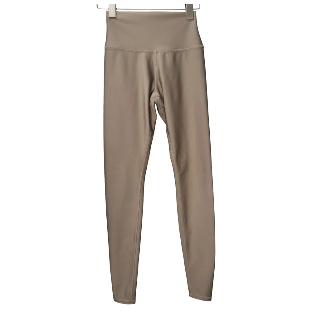 ALO Yoga Women's High-Waist Airlift Legging Gravel Neutral Tan Taupe Size Small - Picture 3 of 11